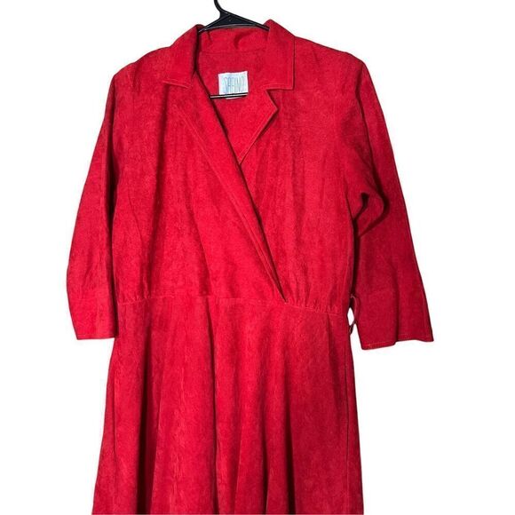 Vintage Sabino 80’s Red Maxi Dress - Picture 2 of 12